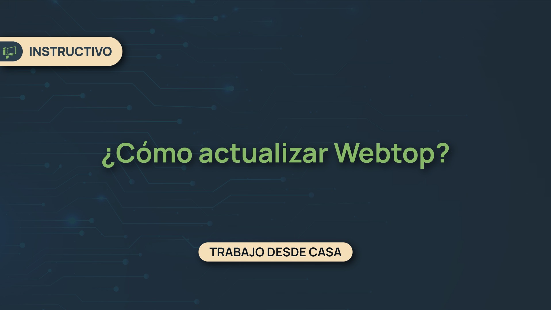 Como actualizar webtop