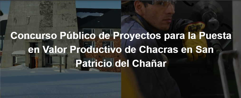 Concurso Público de Proyectos para la puesta en valor productivo chacras 110, 115a,115b,116 y 117 - San Patricio del Chañar